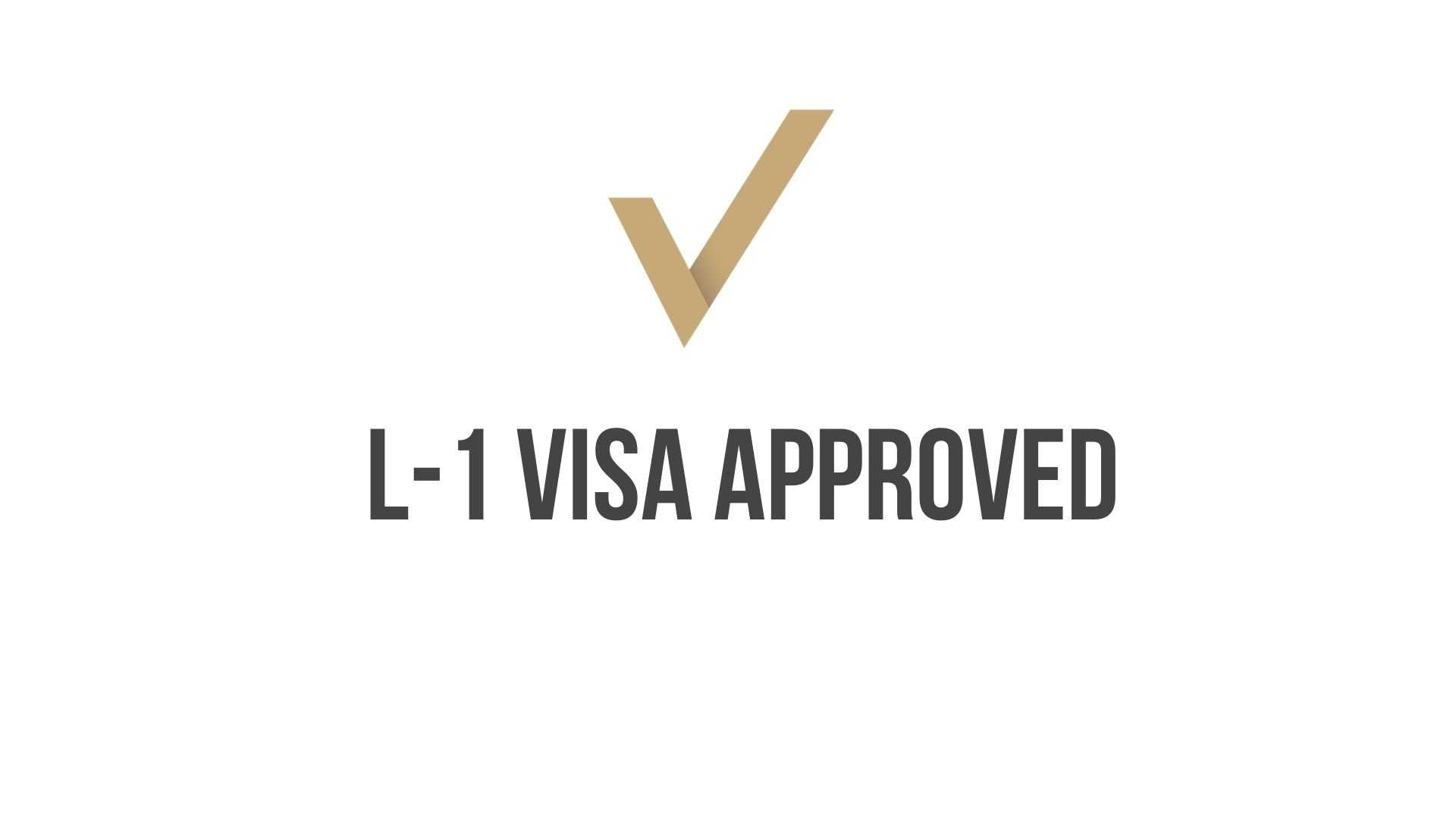 L-1 Visa Approval for Application Engineering Manager