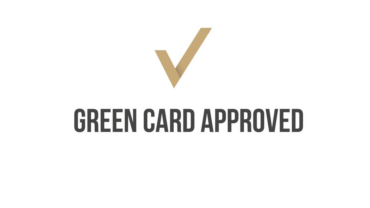 Application to Replace Green Card Approved